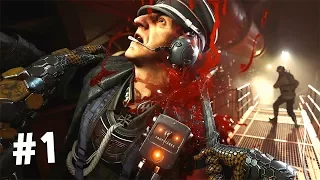 Прохождение Wolfenstein II: The New Colossus #1 - НАЧАЛО РЕЗНИ!!