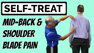 Fix Rhomboid Pain (Mid-Back & Shoulder Blade Pain) 5 Self Treatments That Work