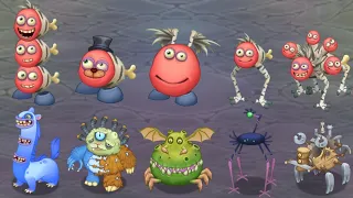 Regular Monsters Ethereal Workshop VS RawZebra Monsters | My singing monsters | Theremind MSM