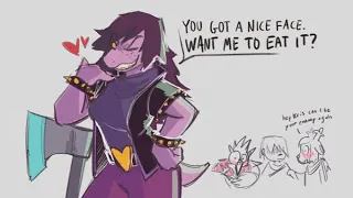 Deltarune TikTok compilation! (Mostly Kris x Berdly)