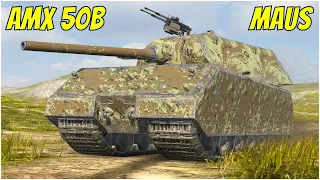 AMX 50B & MAUS ● WoT Blitz