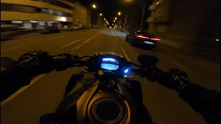 Kawasaki z1000 vs Swedish Police