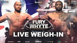 TYSON FURY V DILLIAN WHYTE | LIVE WEIGH-IN FROM WEMBLEY