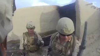 US Marine has a close call in Afghanistan | Shot in the Head |