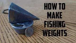 How to make fishing weights without molds