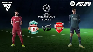 FC 24 PC | LIVERPOOL VS ARSENAL | CHAMPIONS LEAGUE MATCH 2024