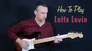 Gene Vincent Guitar Lesson - Lotta Lovin