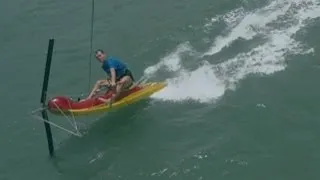 Kite Scooter - a small & fast kite sailing boat