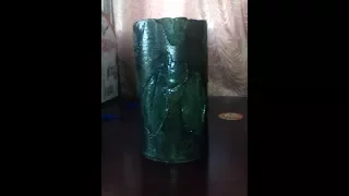 Ваза из гипса декор покраска своими руками Vase from plaster decor painting by own hands