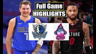 Dallas Mavericks vs Miami Heat Full Game QTR Game Highlights | March 7 | 2024 NBA Season
