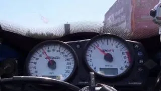 top speed attempt on Kawasaki ZX-9R