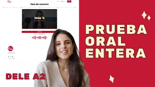 Ejemplo de prueba oral - examen DELE A2