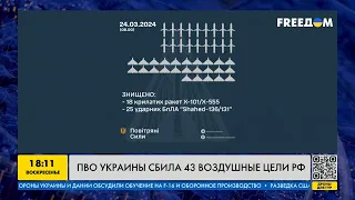 FREEДОМ | Россия массирована атаковала Украину ракетами. День 24.03.2024 - 18:00