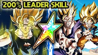 100% EZA LR GOHAN & GOTEN + LR SSJ3 GOKU & SSJ2 VEGETA ROTATION! Dragon Ball Z Dokkan Battle