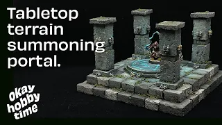 How to craft a summoning portal – tabletop terrain for D&D, Warhammer, and more!