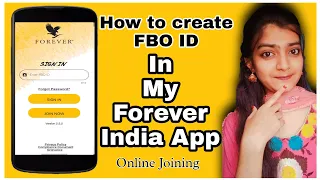 How to create FBO ID in MY FOREVER INDIA APP ? || Online Joining