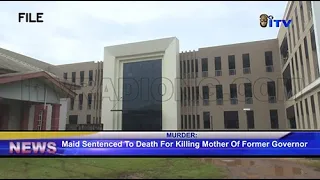 Maid sentenced to death for killing mother of a former governor