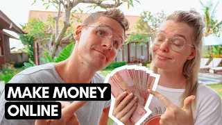 HOW WE MAKE MONEY ONLINE
