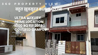 VN10 | 3BHK bungalow | 20*50 bungalow design | 3BHK house plan | Property in Indore | Modern Villa