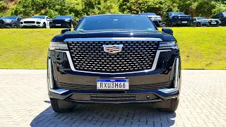 Descubra os recursos tecnológicos avançados da Cadillac Escalade 2022 - REVIEW COMPLETO