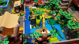 Our Custom LEGO Zoo as of January 2023