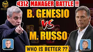 B. GENESIO VS M.RUSSO | BEST 4312 MANAGER BATTLE | WHICH ONE IS BETTER | COMPLETE COMPARISON REVIEW