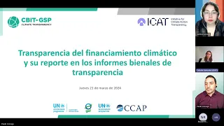 Virtual workshop on transparency in climate finance and Biennial Transparency Reports