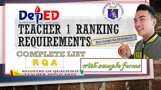 Handa Ka Na Bang Maging Professional Teacher? (DepEd Ranking Requirements)