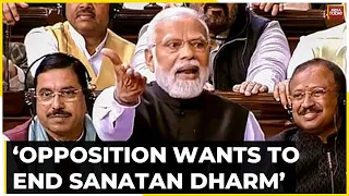 Opposition Wants To End Sanatan Dharm: PM Modi Lashes Out At Opposition