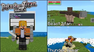 Attack On Titan WG Addon/Mod For Minecraft PE | Updates (1.19.73)