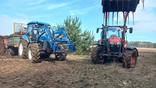 Obornik na pryzmę 2023! New Holland TD5030 Kubota M5091