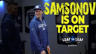 Samsonov is on Target | Leaf to Leaf with Ilya Samsonov and Matt Murray