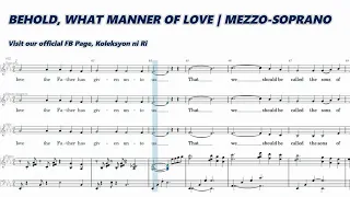 Behold, What Manner of Love | Mezzo-soprano | Vocal Guide by Sis. Micah Angela Andres