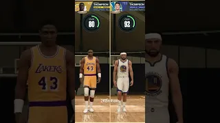 Mychal and Klay Thompson Father And Son NBA Players In NBA 2K23