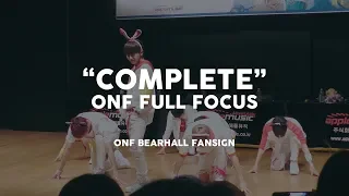 180624 베어홀 팬싸인회 COMPLETE / 온앤오프 전체 직캠 ONF FULL FOCUS FANCAM