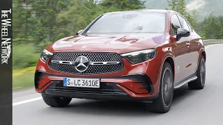 2024 Mercedes-Benz GLC 400 e 4MATIC Coupe PHEV | Patagonia Red | Driving, Interior, Exterior