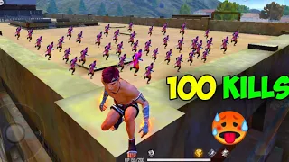 🔥100 Kills Challenge Only Factory Roof Part:-1/🔥Best Factory Roof Gameplay don't Miss/🔥FF ANTARYAMI