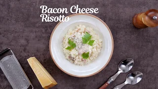 Рецепт ризотто с сыром и беконом в мультиварке Panasonic