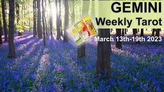 GEMINI WEEKLY TAROT READING "IT ALL FALLS INTO PLACE GEMINI"  March 13th - 19th 2023 #weeklytarot