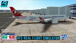 RFS - Real Flight Simulator- Istanbul to Jakarta|||Full Flight||A350||Turkish||FullHD||RealRoute