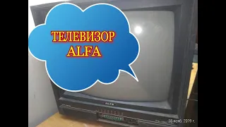 Телевизор ALFA.Совместная сборка.Обзор деталей.