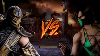 Mortal Kombat 9 Scorpion Arcade Ladder and Ending; Expert Difficulty No Matches Lost