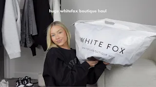 huge whitefox try on haul | ad