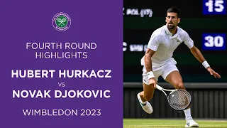 Novak Djokovic vs Hubert Hurkacz: Fourth Round Highlights | Wimbledon 2023