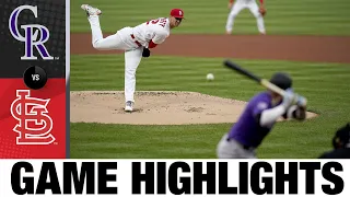 Rockies vs. Cardinals Game Highlights (5/7/21) | MLB Highlights