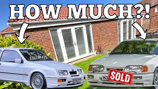 HOW DO I AFFORD A DOUBLE GARAGE WITH TWO COSWORTHS ** PRICES **