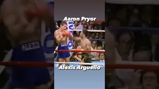 Aaron Pryor vs Alexis Arguello 1 vicious right hand followed by big power shots for the TKO