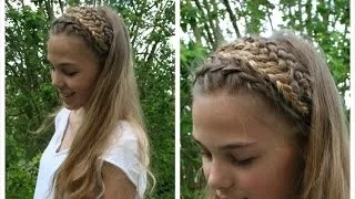 Double Dutch braided headband tutorial - HairAndNailsInspiration