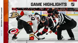 Ducks @ Hurricanes 2/25 | NHL Highlights 2023