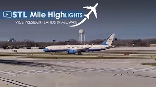 VICE PRESIDENT of the USA arrives at Midway On Airforce 2! StreamTime LIVE - Mile HIGHLights